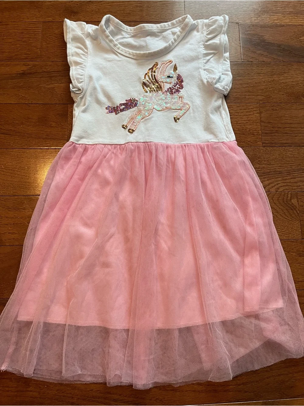 Girls Unicorn & Rainbow Dress Bundle - Pink, Coral, Teal, Multicolor